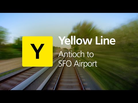 BART Cab Cam: Yellow Line from Antioch to SFO Airport
