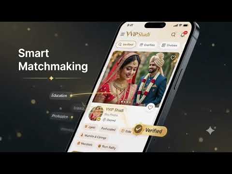 VVIP Shadi: Matrimony App video thumbnail