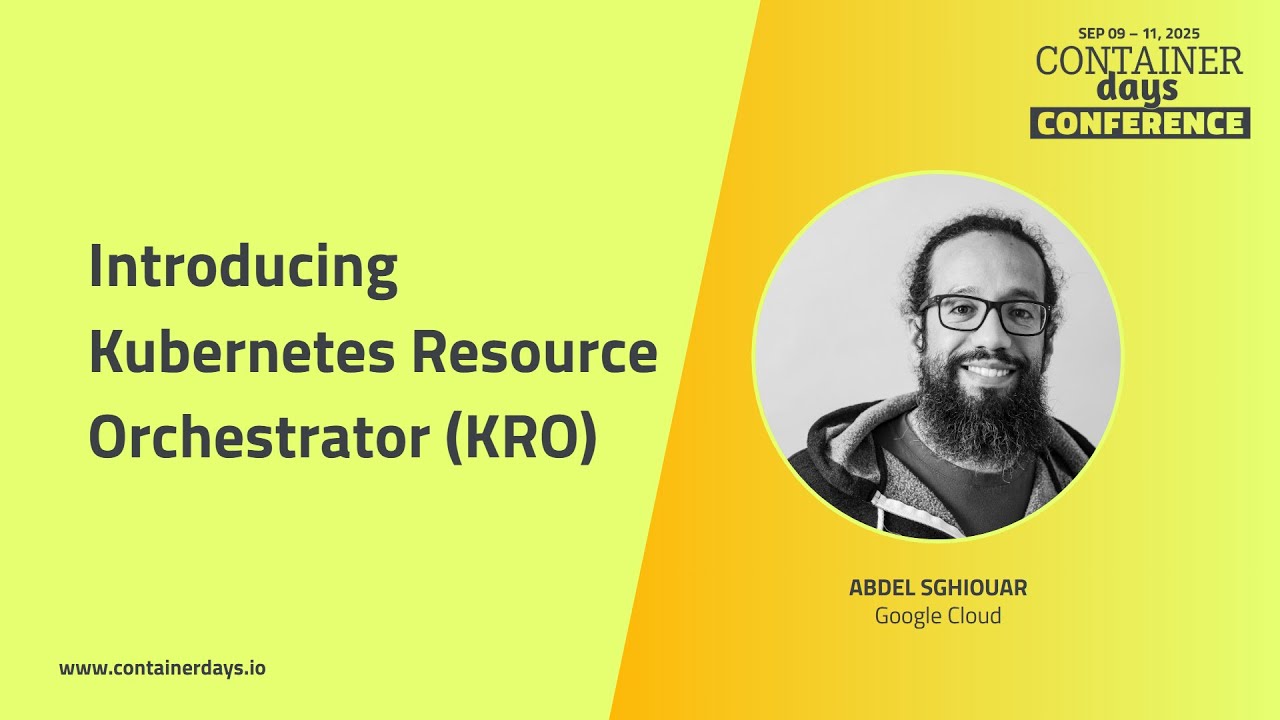 Introducing Kubernetes Resource Orchestrator (KRO) - Abdel Sghiouar