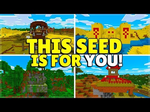 ECKOSOLDIER - YOU SHOULD USE THIS REALLY GOOD MINECRAFT SEED! Villages, Biomes & More! (MCPE, Xbox, Switch, PC)