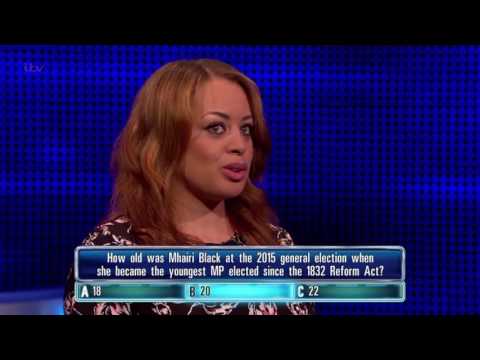 Tasha Gets Her Mhairi Black Question Right - The Chase