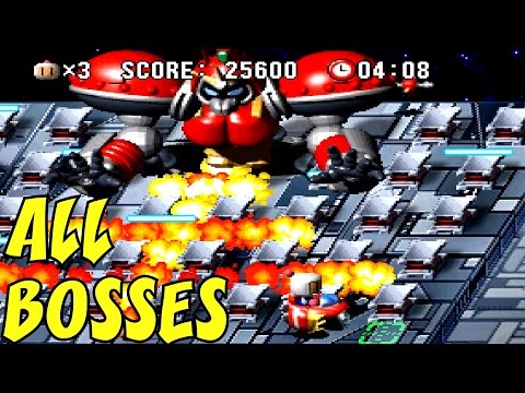 Bomberman World - All Bosses (No Damage)