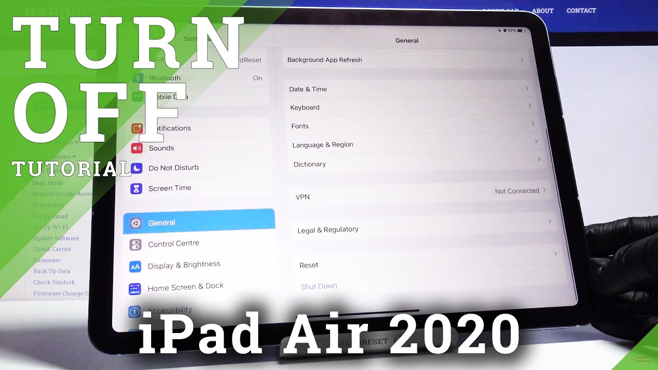 How to Shut Down iPad Air 2020 – Power Off