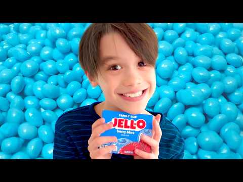 Eating ONLY One Color Food for 24 Hours!?