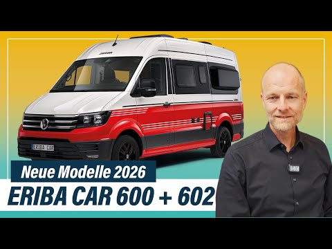 Facelift! Eriba Car auf VW Crafter  – so stark sind die neuen 2026 Modelle