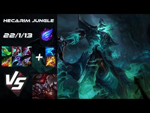 JUNGLE Hecarim vs Shaco - EU Challenger Patch 25.S2.8