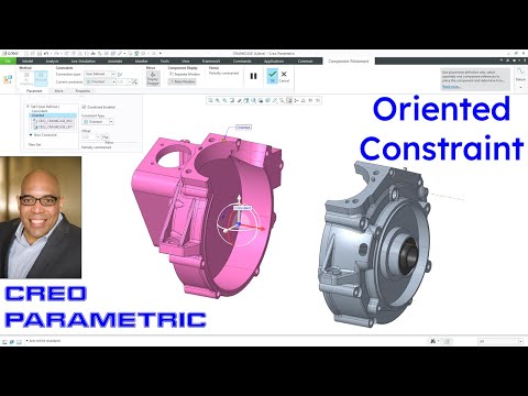 Creo Parametric - Oriented Constraint | Assembly Modeling