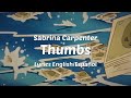 Sabrina Carpenter Thumbs Lyrics English Español