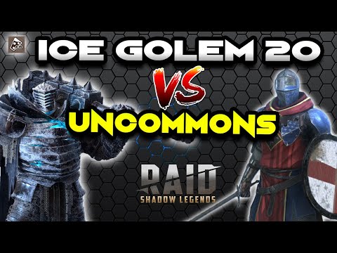 ONLY Uncommon Champions - Ice Golem 20 - WORLD FIRST | RAID SHADOW LEGENDS