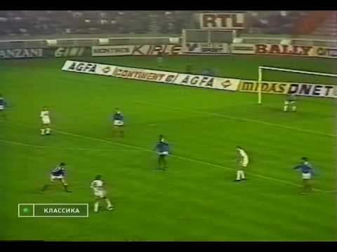 Euro1988 Qualification Group Stage France vs USSR. 1:0 (Belanov)