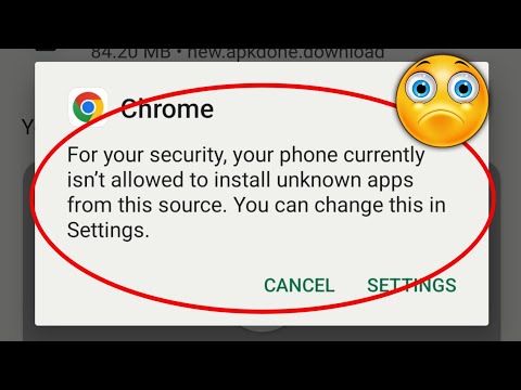For your security your phone currently isn’t allowed to install unknown app, app not install problem