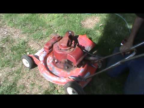 Old Toro Wind to Start lawn mower
