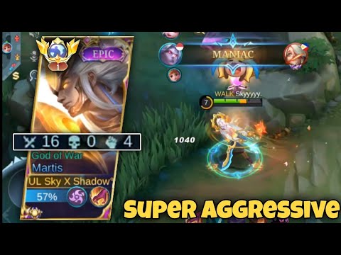 TOP GLOBAL MARTIS PERFECT & SUPER AGGRESSIVE GAMEPLAY!!🔥 | BEST BUILD 2023