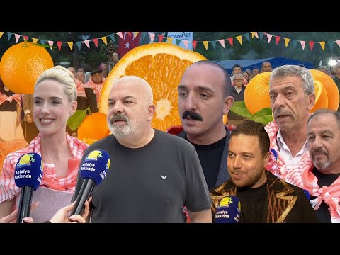 Antalya'da Yörük Kültürü ve Portakal Şenliği bir arada! Sanatçılardan müzikal şölen
