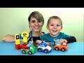 Развивающее видео для детей - машинки Lego и малыш Даник с мамой 