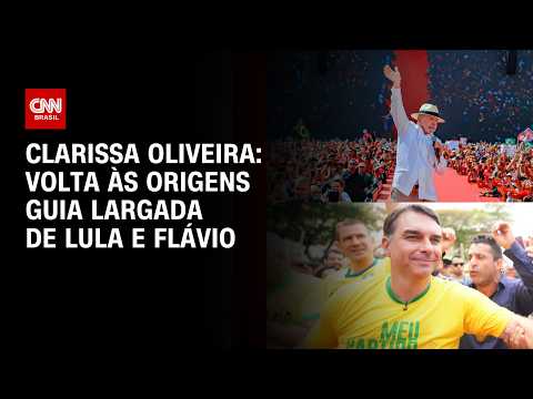 Entenda os discursos que marcam a largada de Lula e Flávio na campanha eleitoral | LIVE CNN