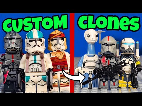 I built EVERY LEGO BAD BATCH Clone Trooper...