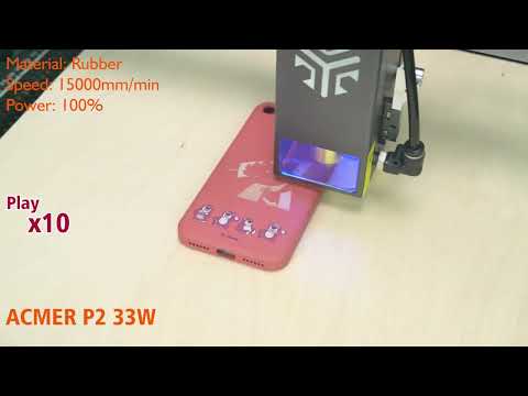 ACMER P2 33W Phone Case Engraving