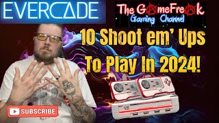 Evercade: 10 MUST Play Shoot Em Ups in 2024! #gaming #videogames #gameplay