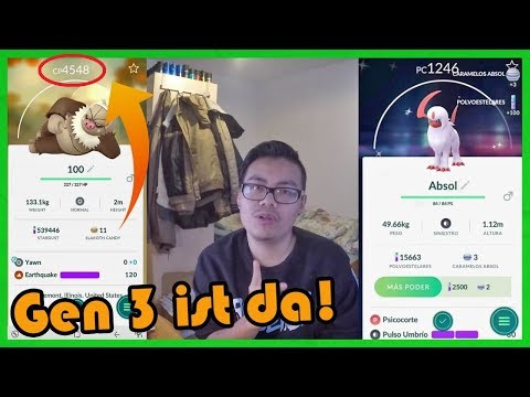 Gen 3 ist HIER! über 4000 WP & SHINY Absol neuer Raidboss?! Pokemon Go! Video