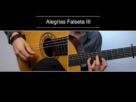 Flamenco Guitar: Technique, Theory and Etudes - Alegrias Falseta III