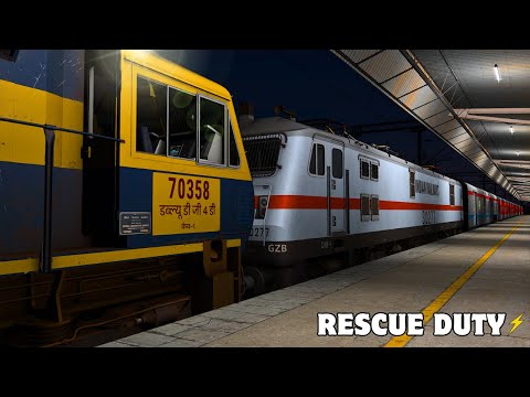 Rescue Mission In Train Simulator Classic || Dual WDG 4D On Duty || Indian Railways || Pc Gameplay