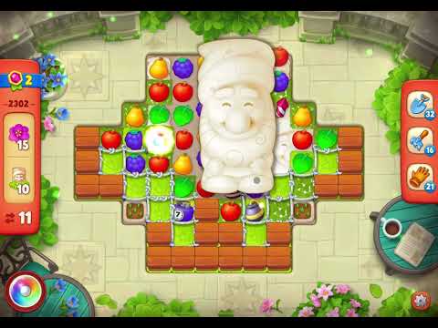 GardenScapes Level 2302 no boosters (20 moves)