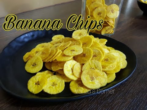 Banana Chips | How to make banana wafers | Homemade Banana Chips | Vanita's Corner