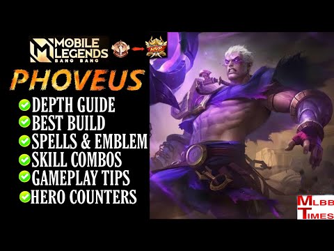 Phoveus best guide 2022 mobile legends | Phoveus Best build | Phoveus tutorial |Phoveus tips & Trick
