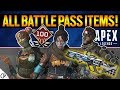All Battle Pass Items - News - Apex Legends - Cosmetics