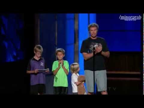 Will Ferrell showed up with his kids at Emmys 2013 (Korean sub)