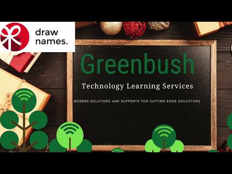 Greenbush Edtech Tip Draw Names