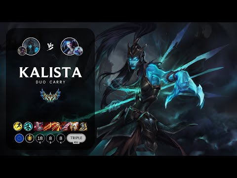 Kalista ADC vs Jinx - EUW Challenger Patch 13.8