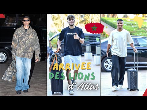 🇲🇦✨ Équipe du Maroc : Arrivée des joueurs au Complexe Mohammed VI avant Bahreïn & Congo !