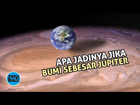 Inilah Yang Terjadi Jika Ukuran Bumi Sebesar Planet Jupiter