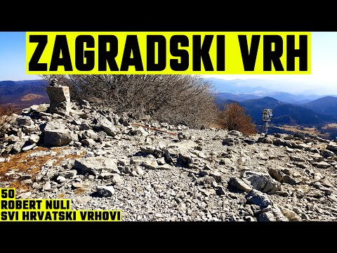 Zagradski vrh, Gorski kotar, 1187m - planinarenje [50. VRH iz serijala SVI HRVATSKI VRHOVI] 4K