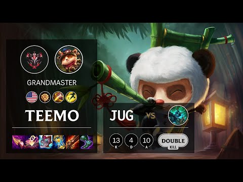 Teemo Jungle vs Hecarim - NA Grandmaster Patch 11.5