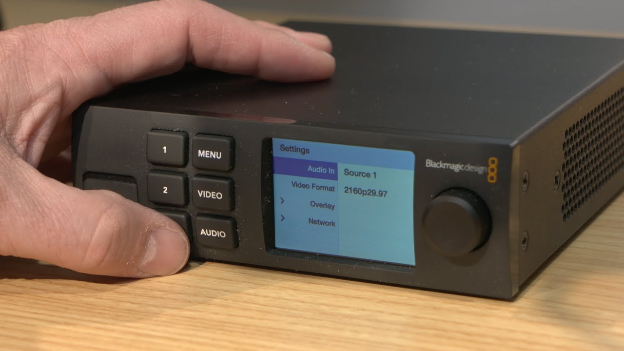 Watch video Blackmagic MultiView 4 @ NAB 2016 Now Blackmagic MultiView 4 @ NAB 2016