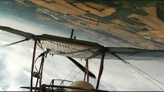 Tiger Moth Flight - Loop The Loop -  Stalled Dive -  Stonehenge.