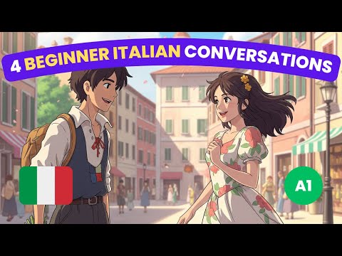 Master Italian Listening with 4 Beginner Conversations (A1 Practice)