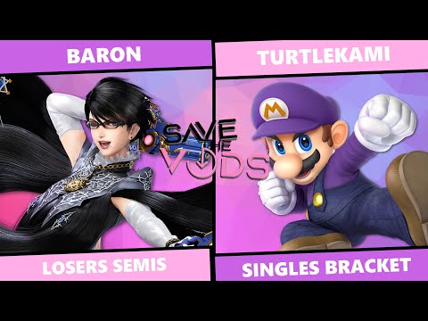 Save The Vods #61: Losers Semis - Baron (Bayonetta) vs Turtlekami (Mario) SSBU Singles