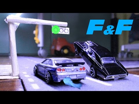 Brian vs Dom - Fast and Furious Stop Motion Minimovie