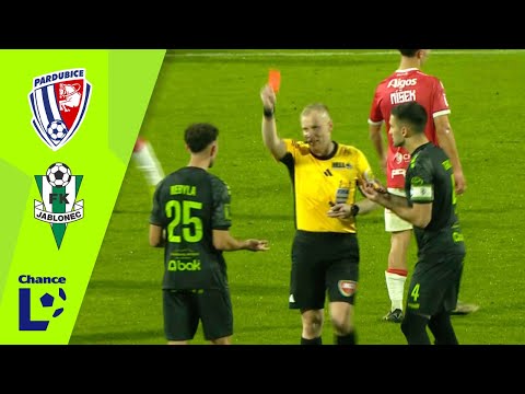 Chance Liga Highlights: FK Pardubice vs. FK Jablonec 2:0 (15. kolo)