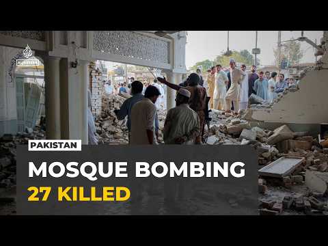 Pakistan mosque bombing leaves at least 27 dead and 75 wounded