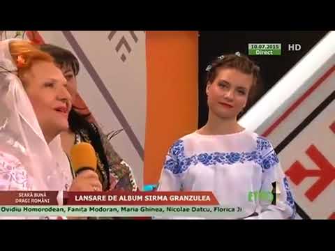 Floarea Tanasescu - Canta puiul cucului (Seara buna dragi romani! - ETNO TV - 10.07.2015)