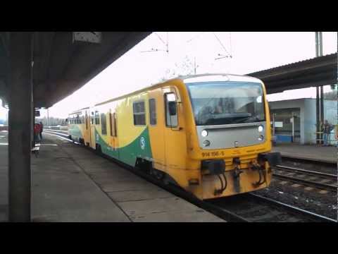 Odjezd vlaku Sp 1678 (ČD 814.156) - Chomutov město, 20. 3. 2013