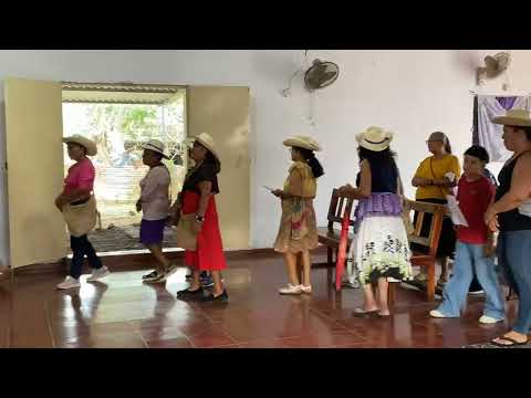 Visita De San Benito A La Virgen Del Carmen. Santa Maria, Usulutan