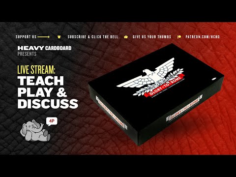 Glory to Rome - 4p Teaching, Play-through, & Roundtable by Heavy Cardboard