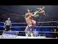 Cesaro Tyson Kidd Vs The Lucha Dragons Tag Team Lumberjack Match SmackDown May 28 2015
