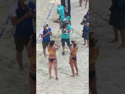 Karla Borger & Julia Sude Interview - Germany Beach Volleyball female  - Beach Pro Tour 2022
